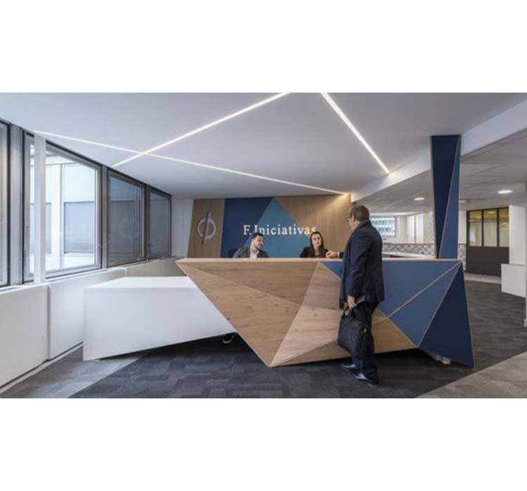 Modern Design Reception Desk for Hotel Clothing Store Coffee & Dessert Beauty & Company Acrylic Stone Reception Desk