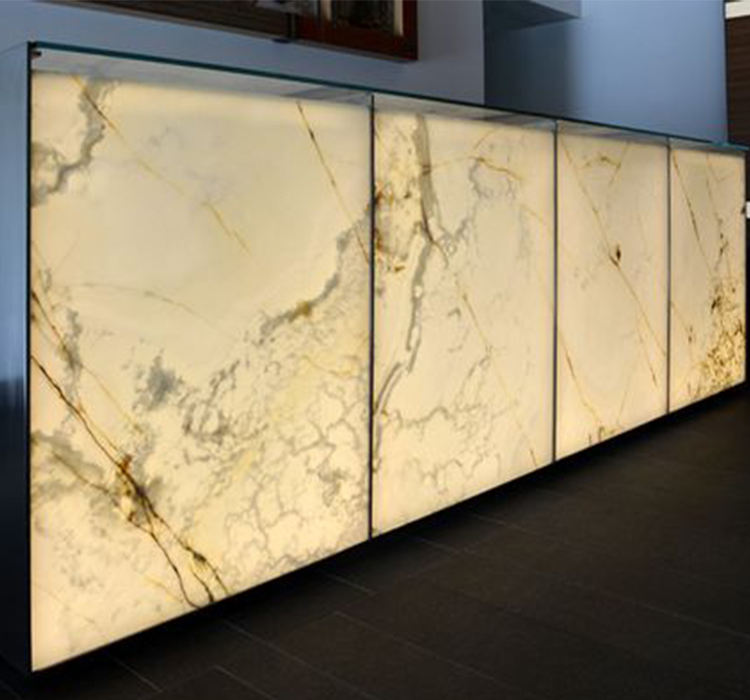 Modern Commercial Office Furniture Marble Small Reception Desk for Beauty Salon Hotel Gym Led Lights Office Reception Desk