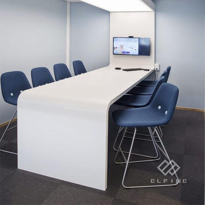Marble U Shape 20 Person Modern Meeting Room Conference Table