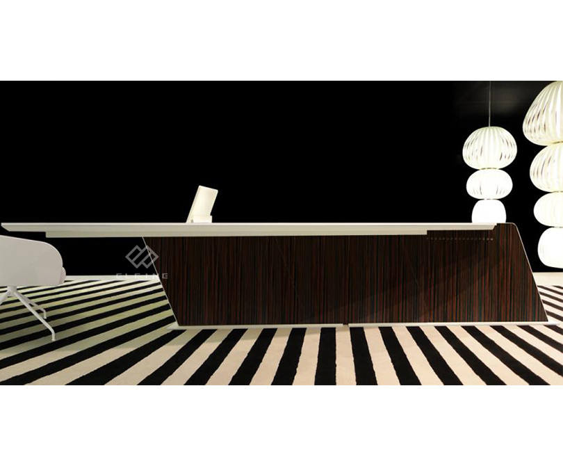 High End Office Furniture Boardroom Meeting Curved 8 Person Office Conference Table