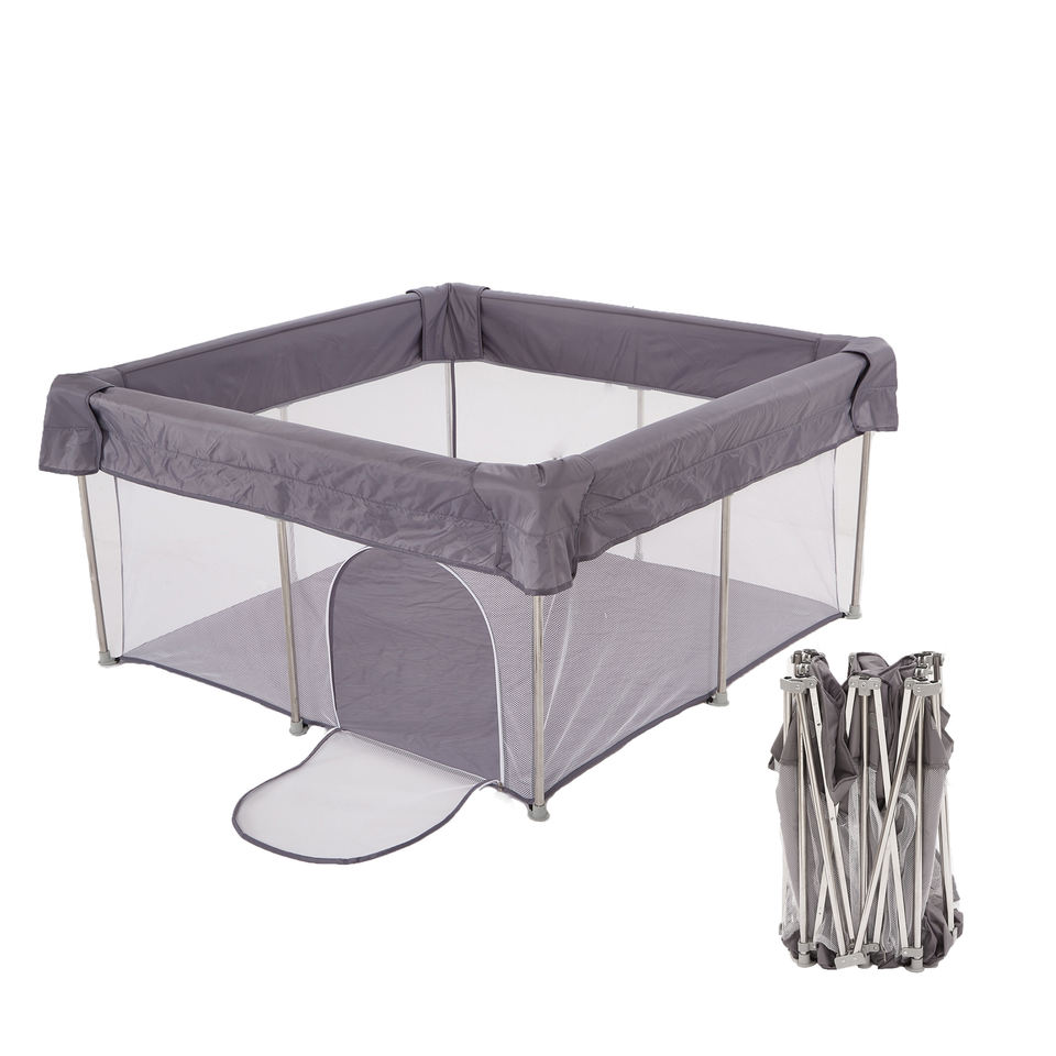 Foldable Playpen for Babies and Toddlers Large Playpen Fence Kids Safety Area Play Yard Indoor and Outdoor With Storage Bags