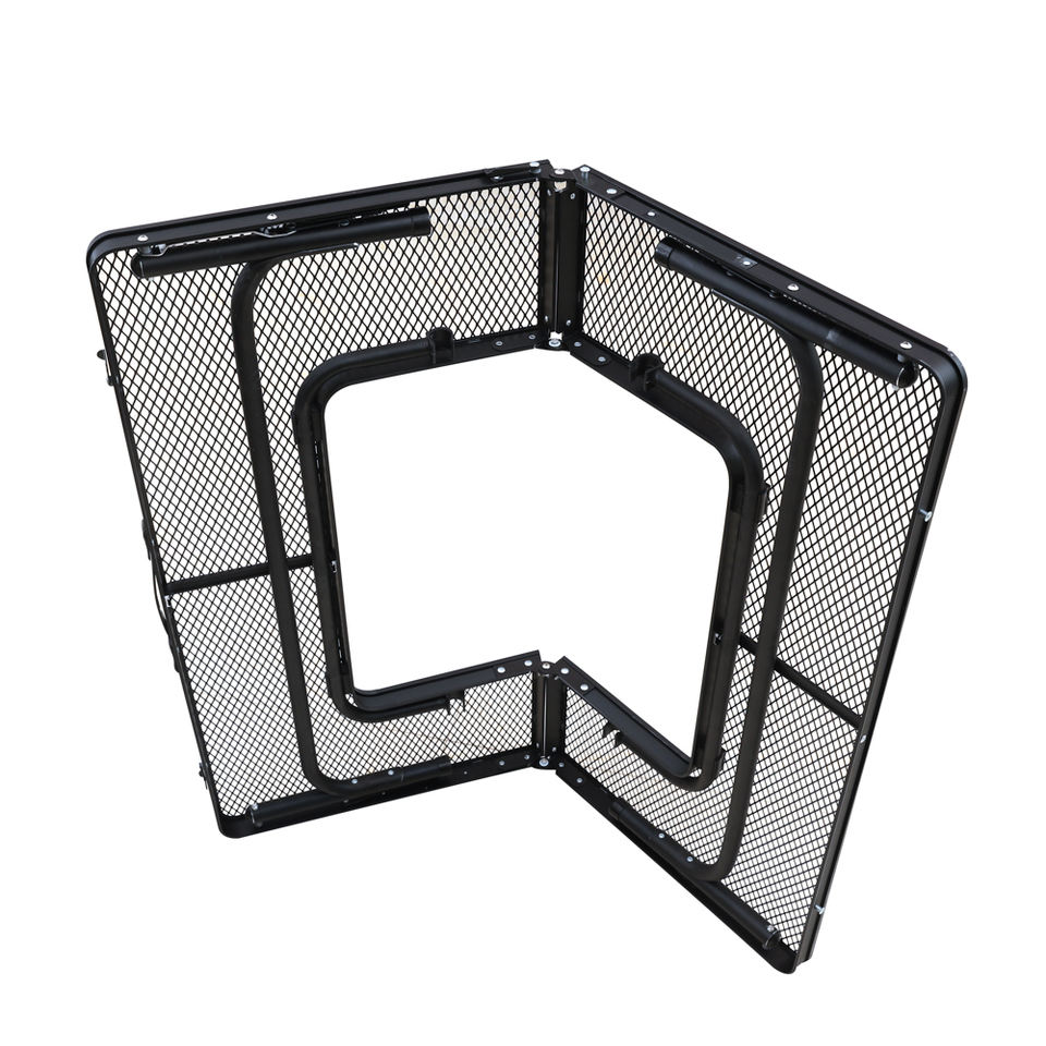 Multifunctional Lightweight Aluminum Folding Outdoor Table Adjustable Feet High Quality Portable Beach Camping Picnic