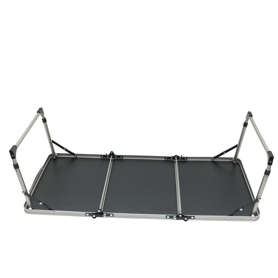 Modern Lightweight Portable Foldable Aluminum Outdoor Table Adjustable Height Rust-Resistant Stackable Camping Garden Parties