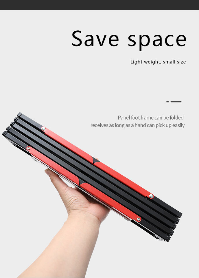 Super Light 6ft Small Aluminum Folding Table Outdoor Japanese Folding Camping Picnic Table for Exterior Use