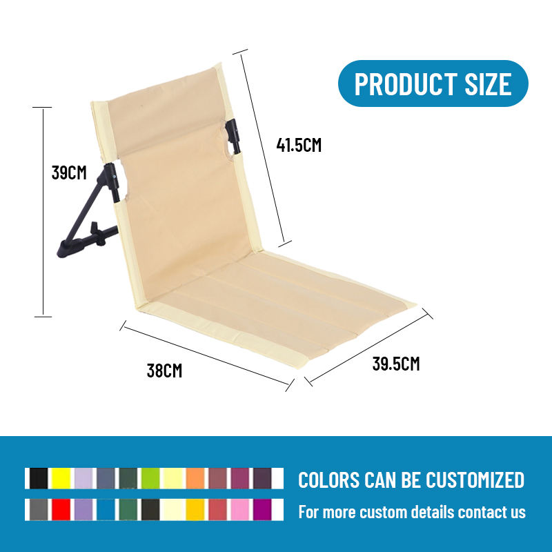 Outdoor Reclining Waterproof Folding Picnic Camping Beach Sand Padded Mat Cushion