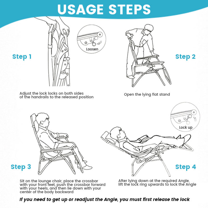 Modern Outdoor Zero Gravity Folding Relax Sun Lounge Recliner Beach Camping Chair