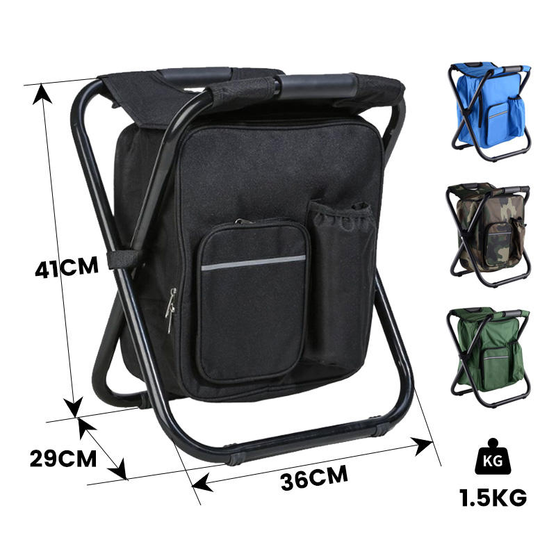 Lightweight Picnic StoolsCamping Chair Modern Durable Iron Garden Chair for Outdoor Adventures Picnics Parks Fishing