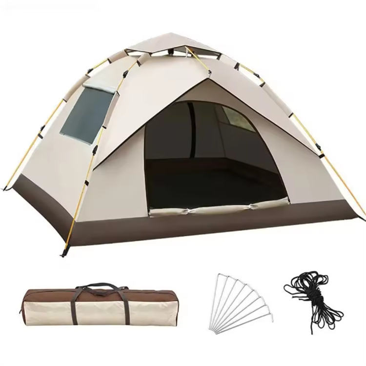 Waterproof Outdoor Camping Tents for 3-4 People One Bedroom Structure for Family Adventures