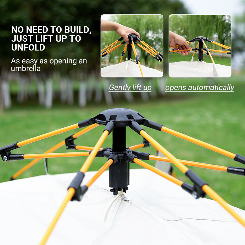 Waterproof Outdoor Camping Tents for 3-4 People One Bedroom Structure for Family Adventures