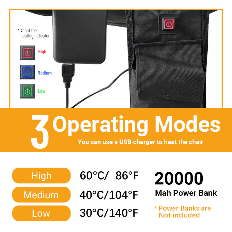 Luxury Adult Modern Ultralight Oxford Cloth Folding Camping Beach Heated Rocking Chair Outdoor Furniture for Park