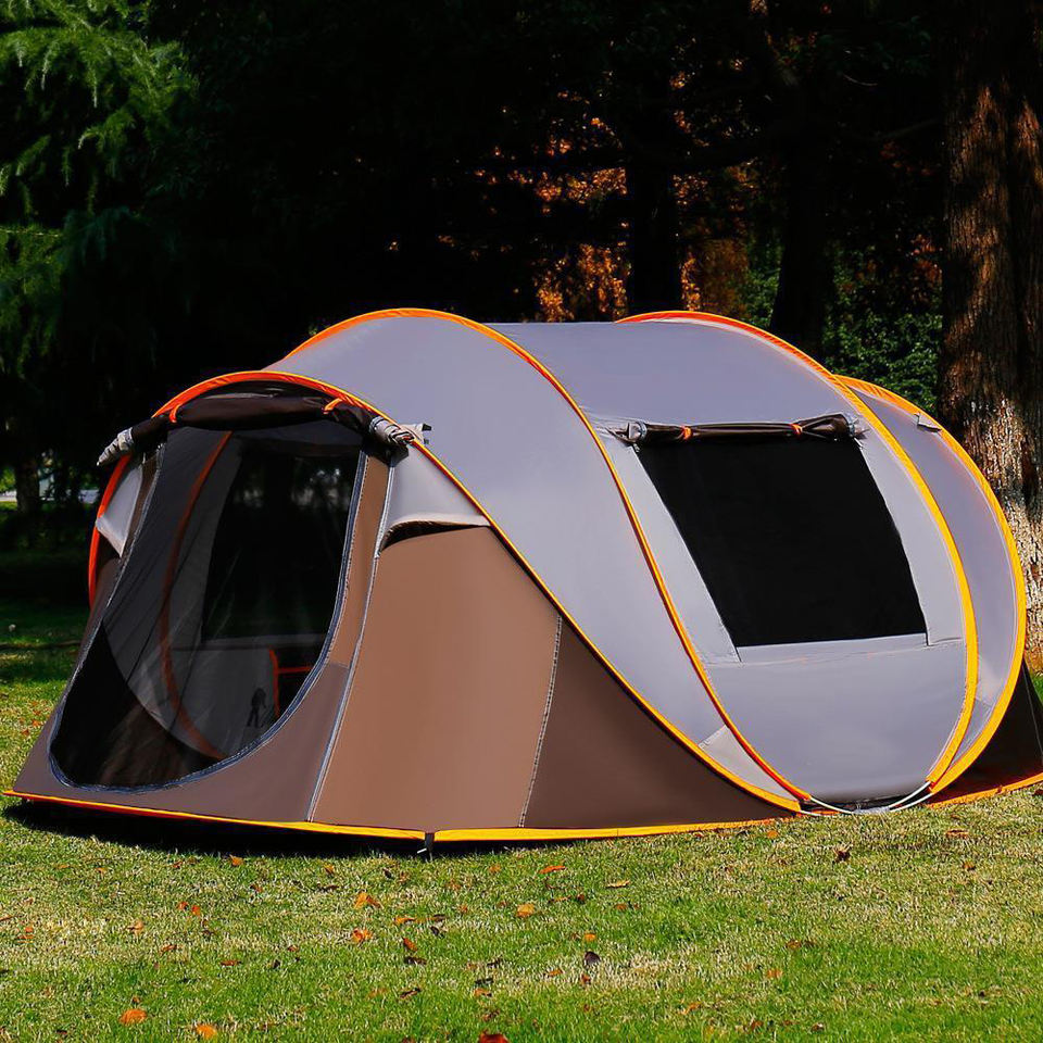 Rainproof Waterproof Auto Open Camping Outdoor Tent Summer Auto Quick Open Tent 5-8 People