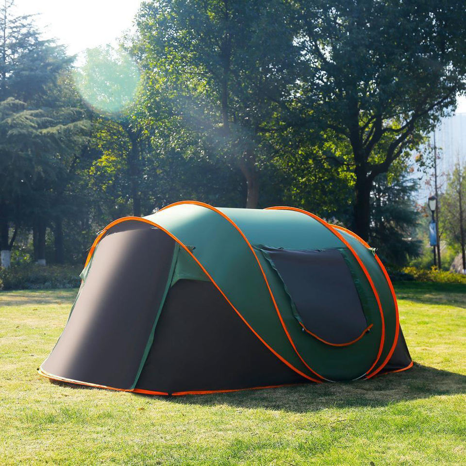 Rainproof Waterproof Auto Open Camping Outdoor Tent Summer Auto Quick Open Tent 5-8 People