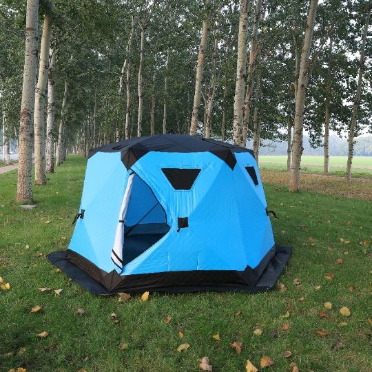 Portable Single Fishing Camping Tent Foldable Winter Ice Fishing Tent with Carbon Fiber Lightweight and Eco-Friendly