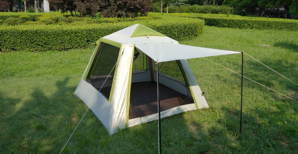 2025 Factory Price 4㎡ Oxford Fabric Inflatable Tent for Adults One Bedroom Structure for Outdoor Camping