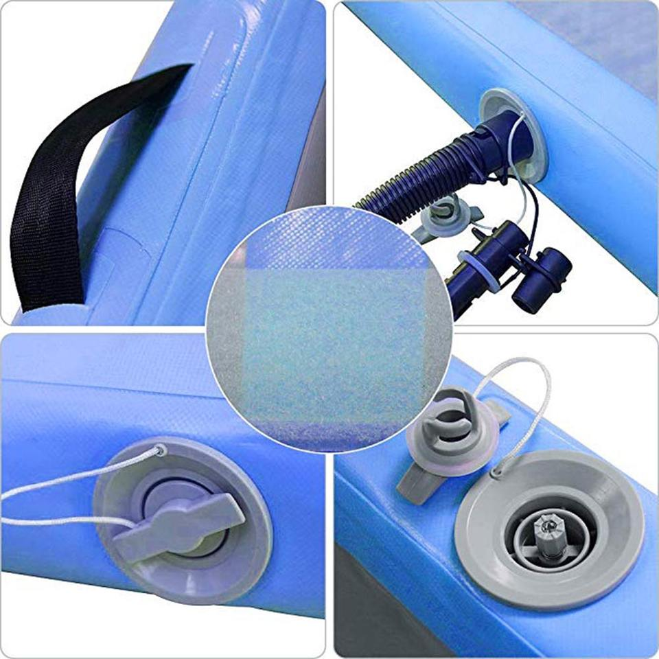 Factory Price 3m PVC Air Track Gymnastics Mat Custom Logo Yoga & Taekwondo Jumping & Tumbling Floor Mats Fitness Inflatable Mat