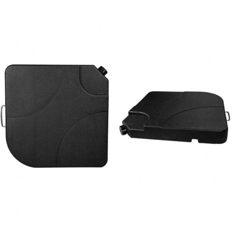 Uplion 4pcs Factory Outdoor HDPE Plastic Water Filled Base Cantilever Umbrella Base Parasol Base