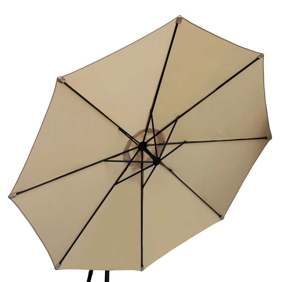 Uplion 10FT Wholesale Outdoor Sunshade Offset Umbrella Waterproof Garden Cantilever Umbrella Patio Umbrella for Backyard