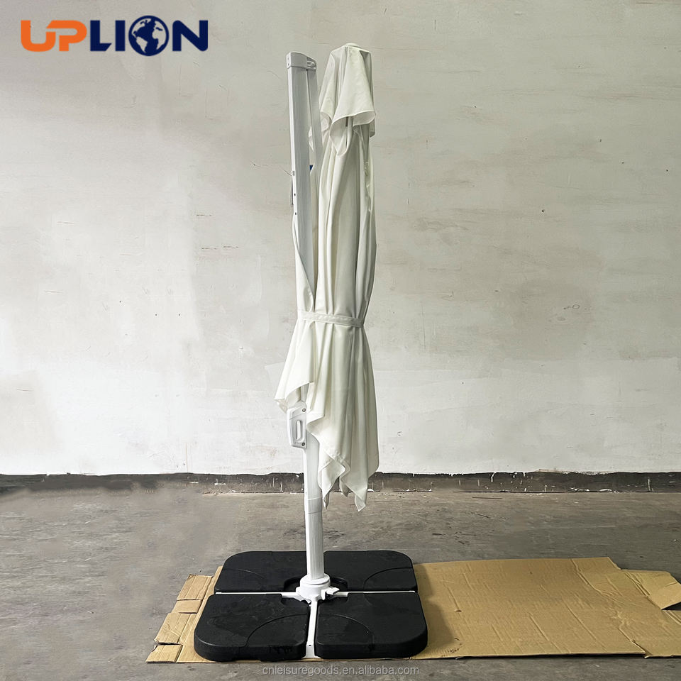 Uplion Manufacturer's Square Patio Parasol UV Protection Sunshade Outdoor Furniture UV Protective Sun Umbrella