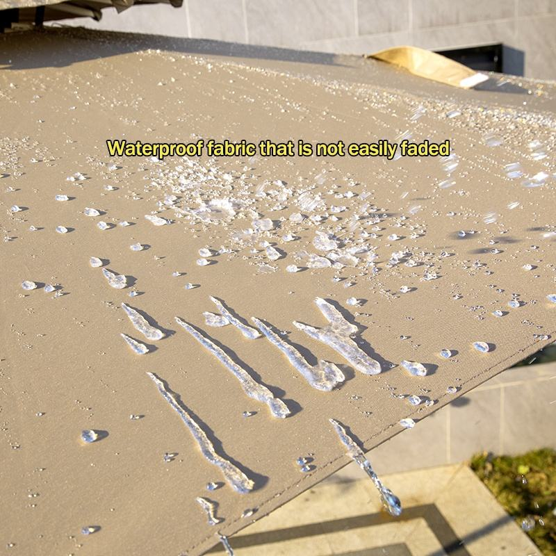 Heavy Duty Luxury Aluminum Frame Patio Umbrella Factory Wholesale for Garden Park Hotel Outdoor Use