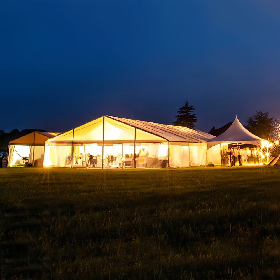 Foerstine Custom 2025 New Aluminum Outdoor Large Exhibition Marquee Party Wedding Tent for Events