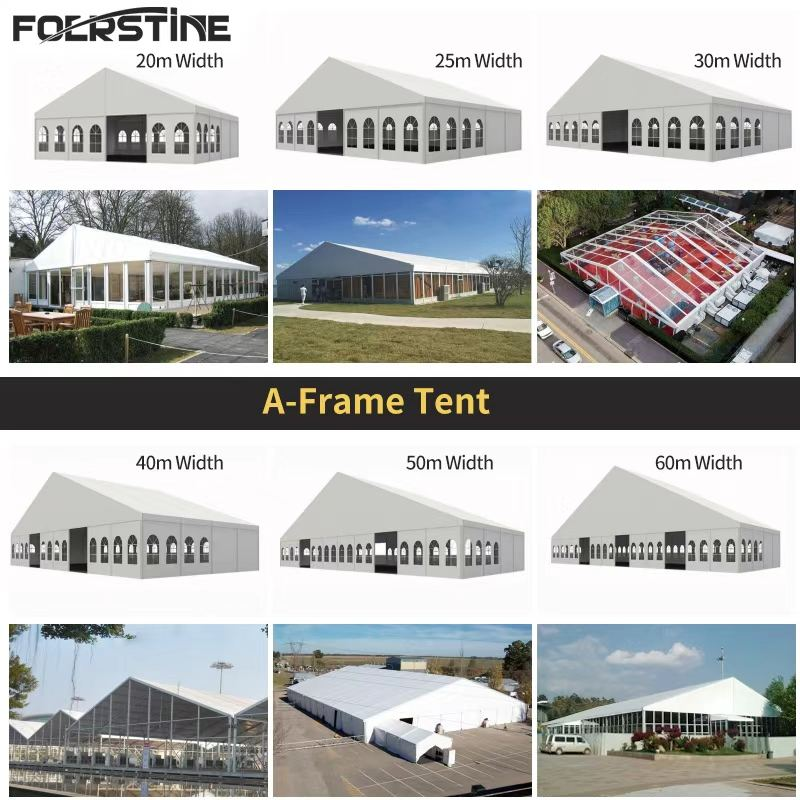 Foerstine Custom 2025 New Aluminum Outdoor Large Exhibition Marquee Party Wedding Tent for Events