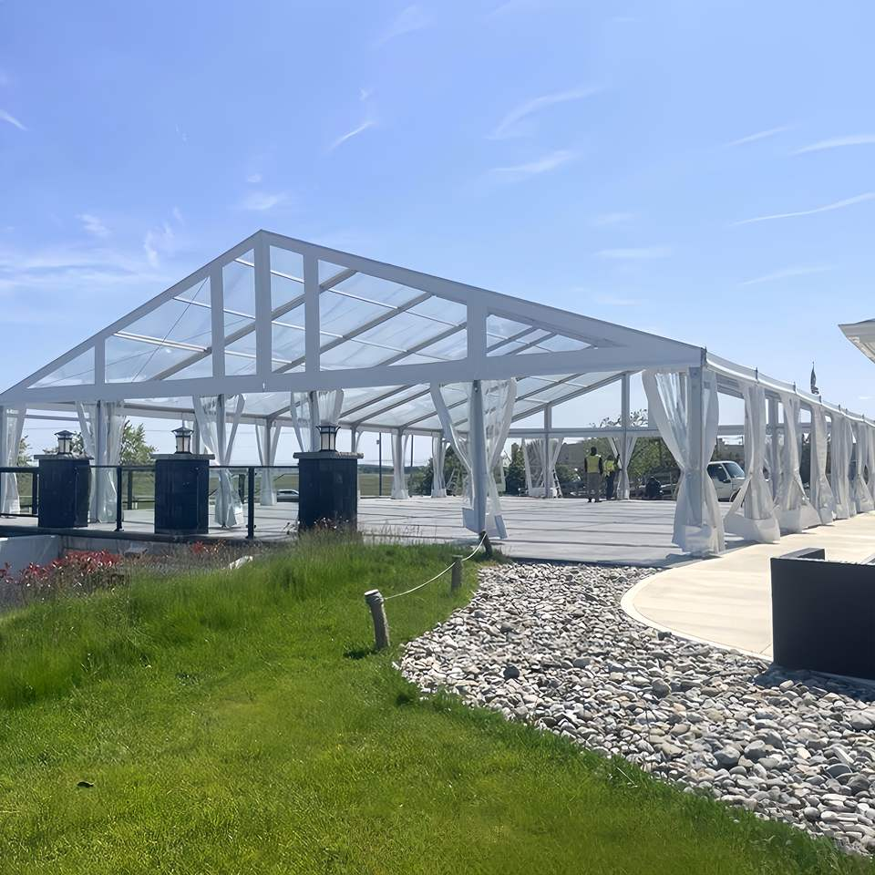 Foerstine 300 People High Quality Customized Aluminum Wedding Party Tent Strong Large Transparent Marquee Tent Factory Price