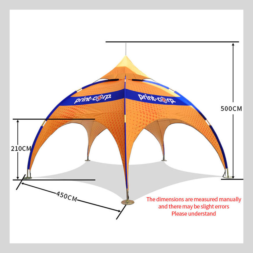 FEAMONT Adjustable Portable Foldable Waterproof Square Tent with Custom Logo Option for Indoor/Outdoor Events