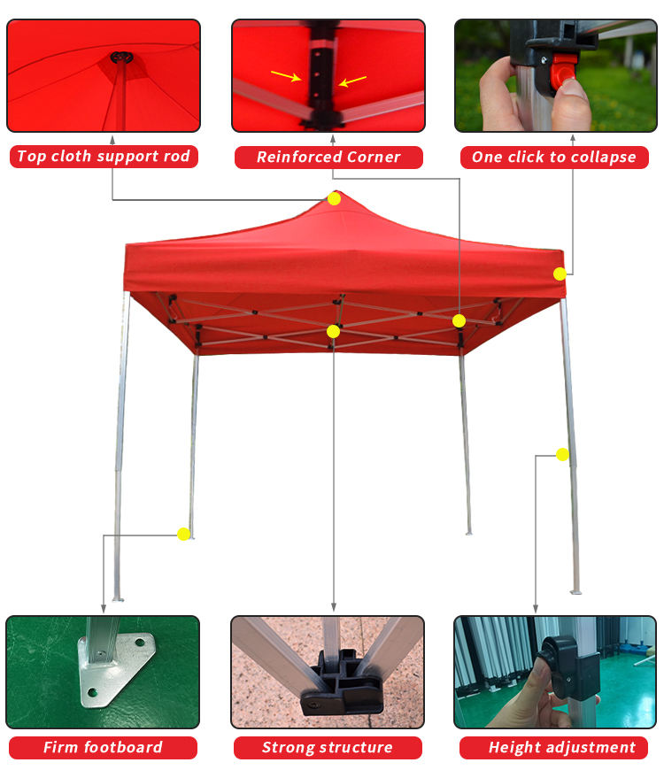 FEAMONT Luxury Folding Rectangular Tent, Suitable for Stargazing Camping Experience on Mud/sand/stone Ground