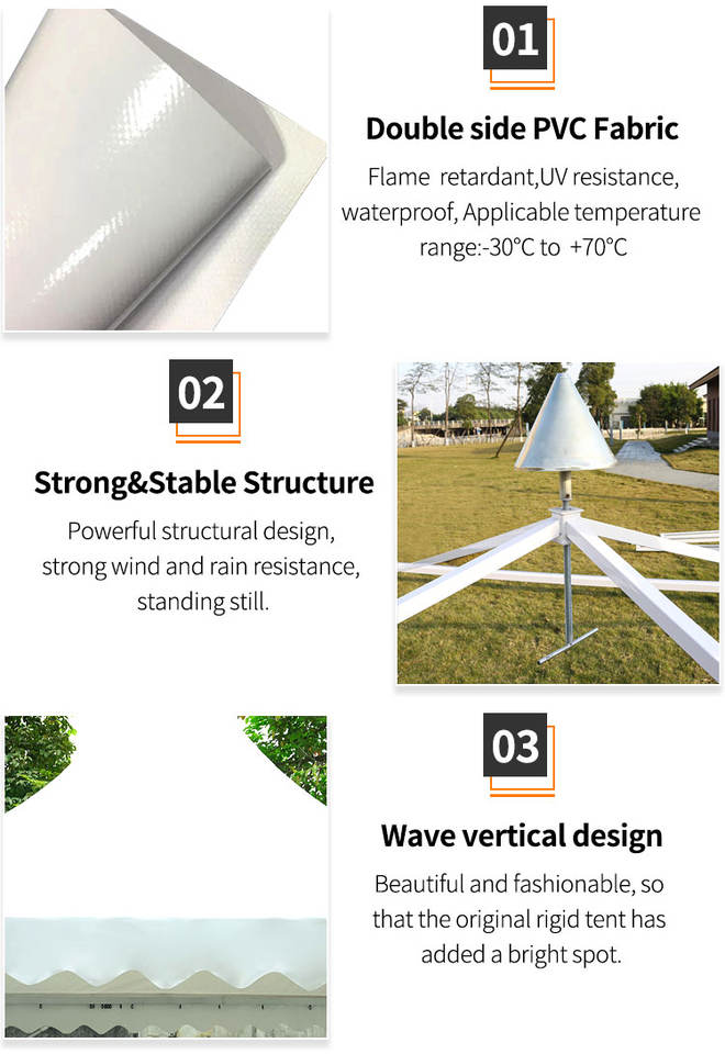 FEAMONT New Designed Pink Pagoda Tent With Stretch Fabric for Birthday Party Decor Christening and Baby Shower Events