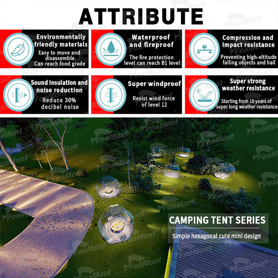 FEAMONT Bubble Tents Romantic Couple Bubble clear Outdoor Pavilion Tent