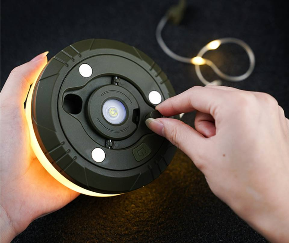 Portable Camping Lights,Camping Lights String With 5 Lighting Modes, Durable and Waterproof, USB Charging