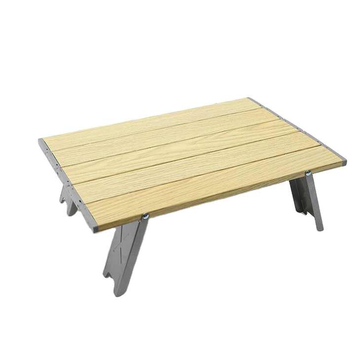 Wholesale Aluminum Alloy Portable Small Egg Roll Camping Kitchen Table Foldable Lightweight Small Folding Table