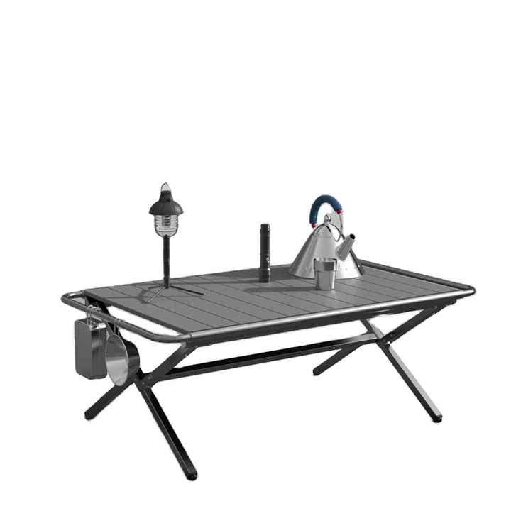 Hot Aluminum Alloy Multifunction Outdoor Folding Coffee Picnic Camping Dining Table
