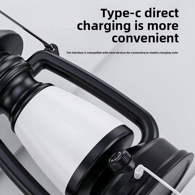 Solar Powered Lithium-Ion Battery Remote Control Outdoor Camping Lamp-Portable Emergency & Decorative Ambient Light