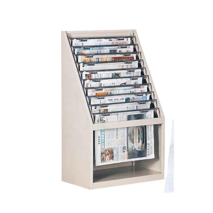 Manufacturer Library Furniture Newspaper Stand Magazine Rack Metal File Cabinet Storage Cabinet for School