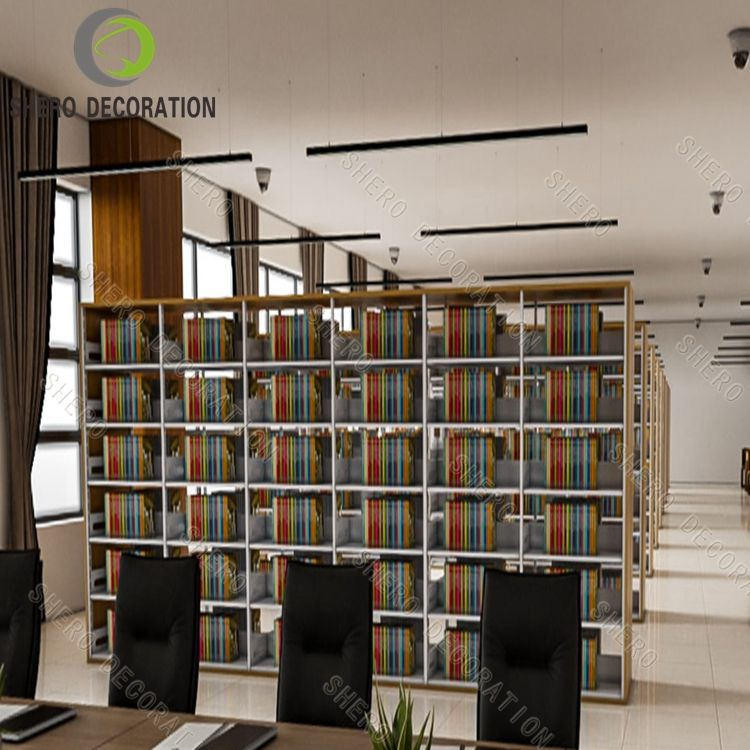 Professional Library Equipment School Furniture and Library Bookcases with Custom Size
