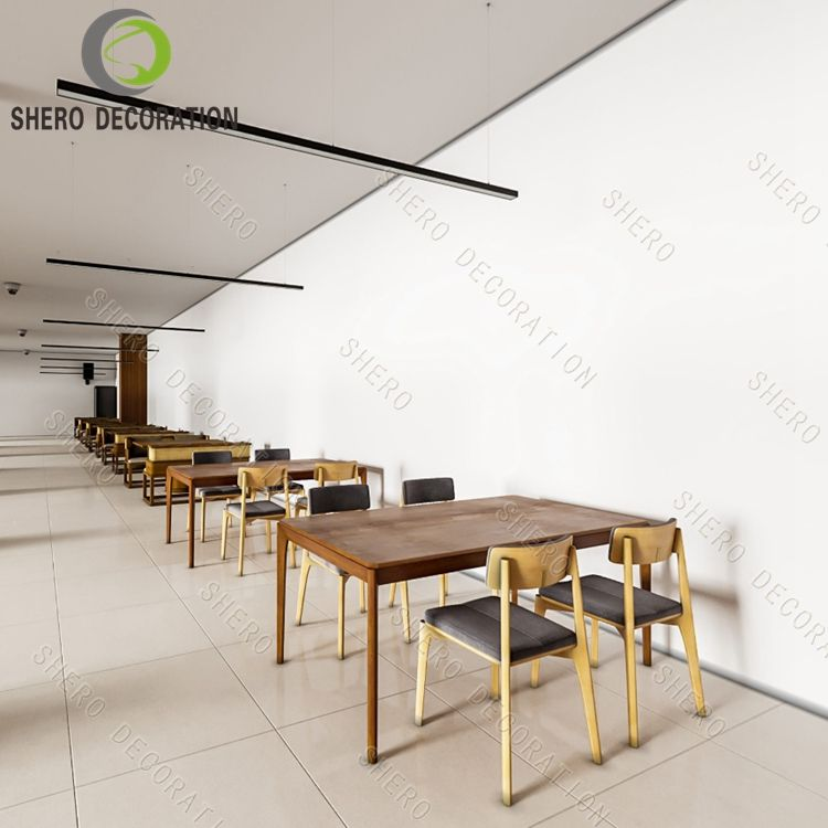 Custom Modern Library Furniture Bookshelves and Library Table and Chairs for Bookstore Cafe