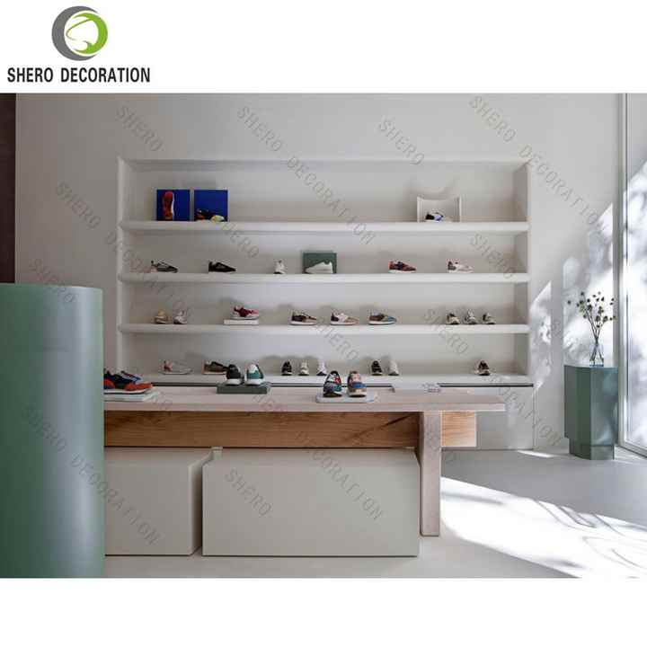 New Handbag Store Display Furniture Bag Display Cabinet Shoes Display Wall Shelf Shoes Shop Furniture