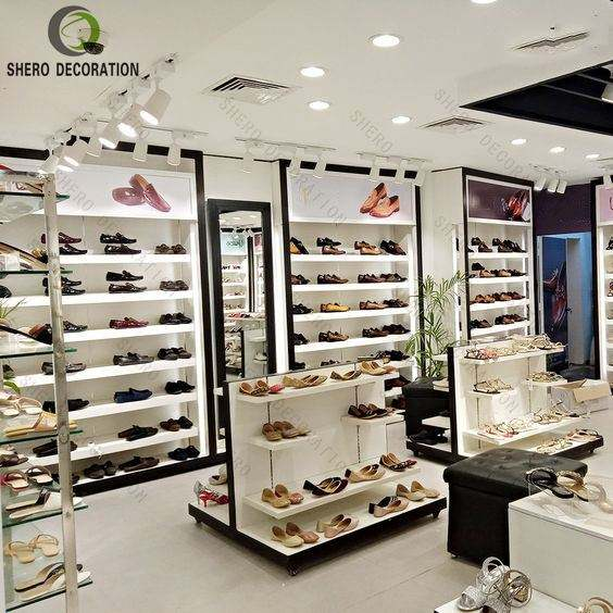 New Handbag Store Display Furniture Bag Display Cabinet Shoes Display Wall Shelf Shoes Shop Furniture