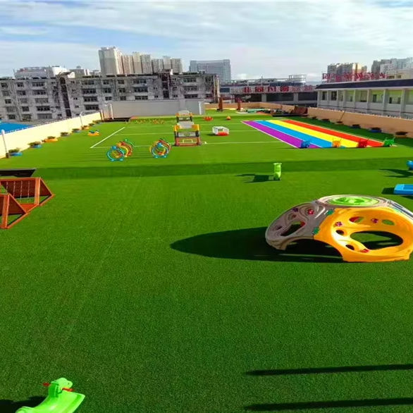 QINGZHOU GUANGZHOU Outdoor Artificial Synthetic 30mm Green Grass Carpet and Rug