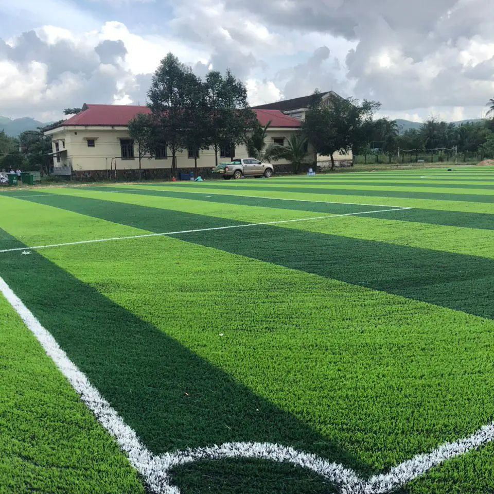 QINGZHOU L004 Soccer Field Football Artificial Grass 50mm Pile Height Sports Flooring Turf for Sports Field