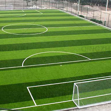 QINGZHOU L004 Soccer Field Football Artificial Grass 50mm Pile Height Sports Flooring Turf for Sports Field