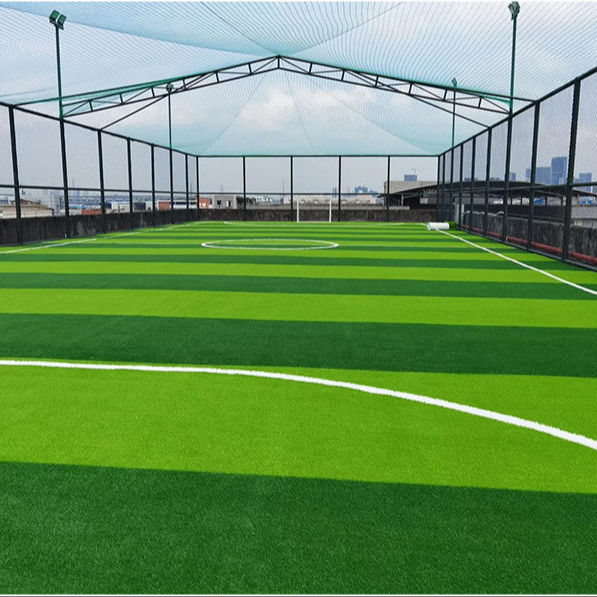 QINGZHOU L013 Soccer Artificial Turf Synthetic Grass for Football Field 30mm Pile Height