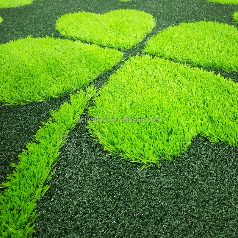 Outdoor 3d Patterned Grass Uv Resistance Synthetic Turf Mat Eco-Friendly Soft Carpet Artificial Grass for Garden Backyard