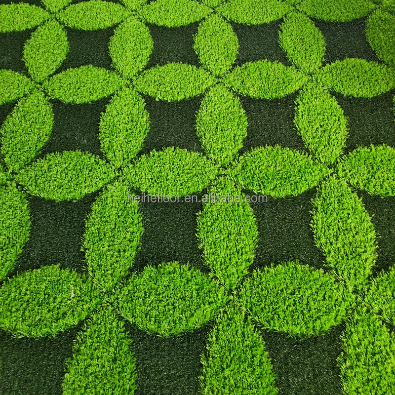 Waterproof 25mm 3D Patterned UV Resistance PE Synthetic Turf Mat Green Artificial Grass Carpet for Outdoor Garden