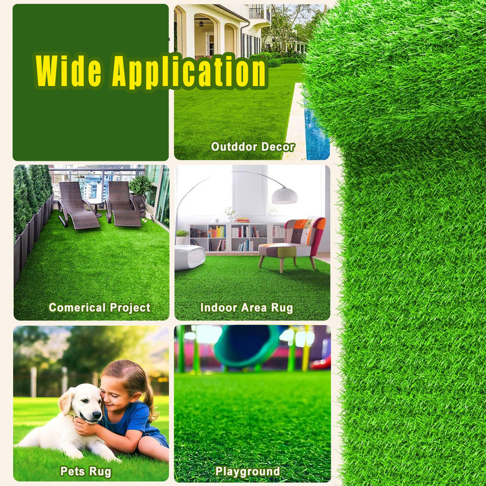 Customized Artificial Turf Landscape 10mm Synthetic Lawn Indoor Decorative Artificial Grass