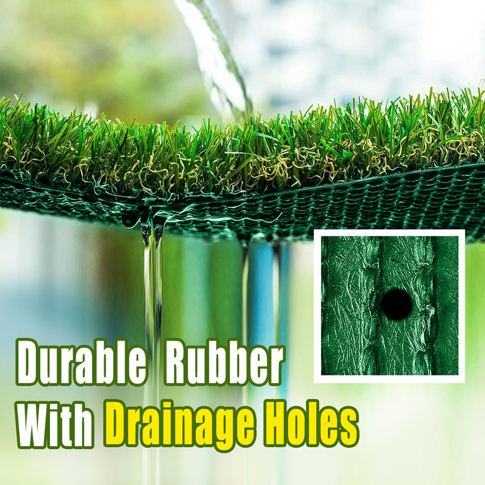 50mm PE Synthetic Turf UV Resistant Artificial Football Grass Mat Carpet for Sports Flooring