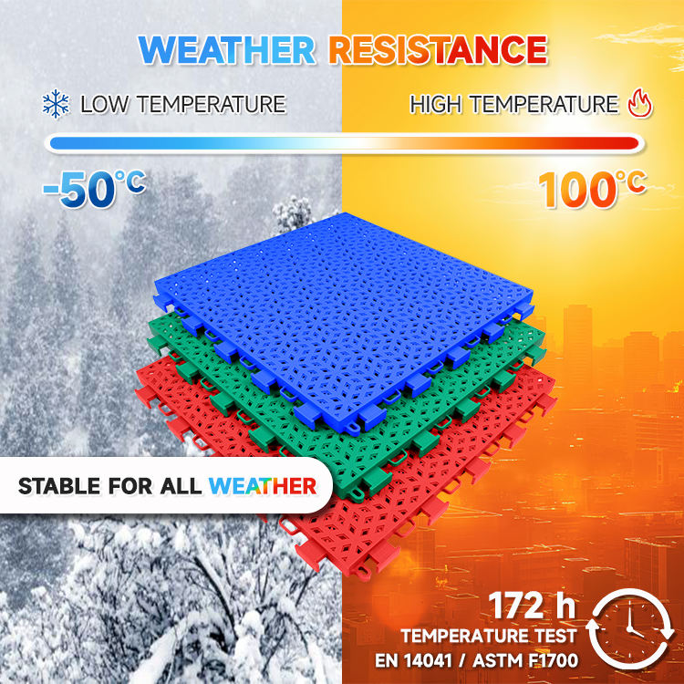 2025 Beautiful Anti-slide Hot Sale 20x25 Feet Basketball Court Floor 304.8mmx304.8mm with Customizable logo