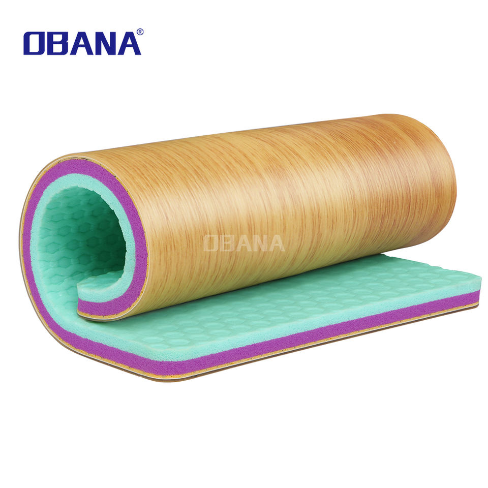 3D Model Design Indoor Adhesive Vinyl Wood Grain Sports Pvc Flooring Roll 4.5mm Basketball Court Carpet Pvc Floor Mat