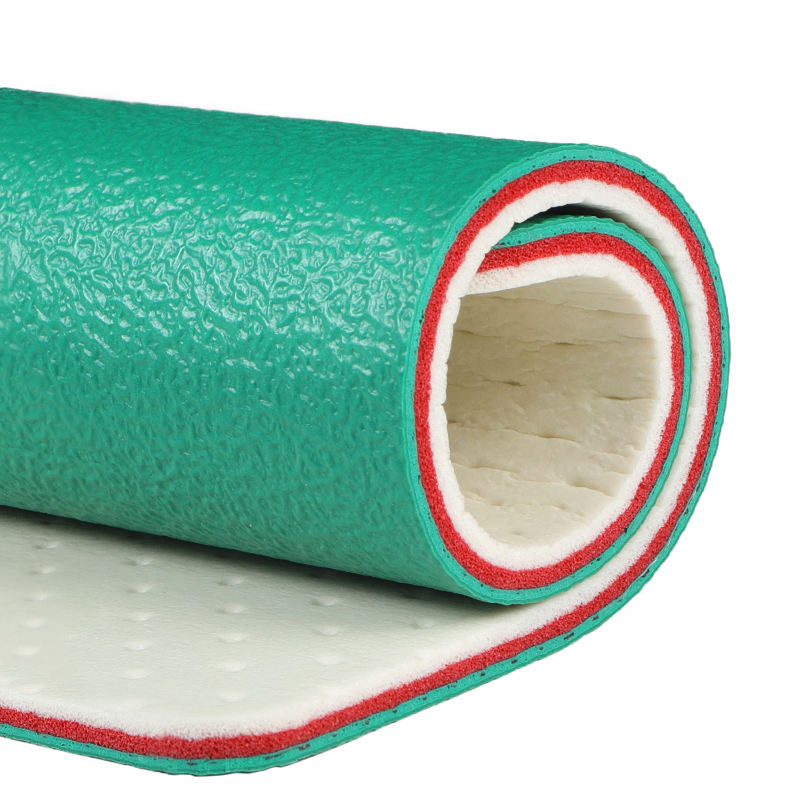 High Level Wear-resistance Indoor Pvc Badminton Court Rubber Sport Floor Synthetic Badminton Floor Mat for Gymnasium Sport Club